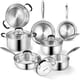 thumbnail image 1 of SLOTTET Juego de utensilios de cocina de acero inoxidable, 11 piezas, 1 of 3