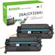 thumbnail image 1 of Cartucho de tóner Aztech 26A CF226A, paquete de 2 unidades para HP M402 M426, 1 of 7
