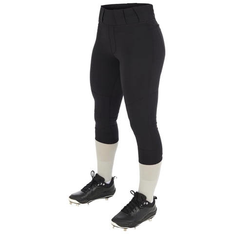 Pantalones De Softball Champro Zen Para Mujer, Color Negro, Talla S