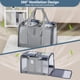 thumbnail image 4 of Transportadora grande y suave para gatos Lawfery, con dos compartimentos y privacidad, 4 of 8
