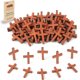 thumbnail image 1 of Cruces de Madera Hufopik, 50 Piezas, 1.2 x 1.7 Pulgadas, 1 of 3