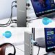 thumbnail image 3 of Estación de acoplamiento WAVLINK Pro Dual 4K@60Hz USB 3.0, 3 of 8
