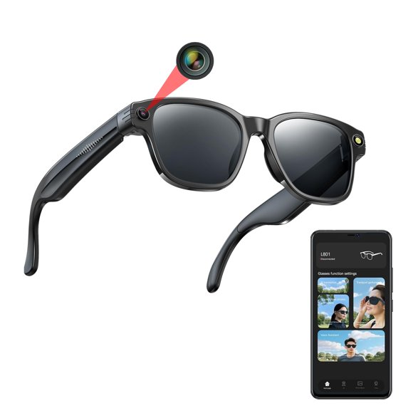 Gafas Inteligentes samjiuauto con Cámara AI 8MP y Bluetooth