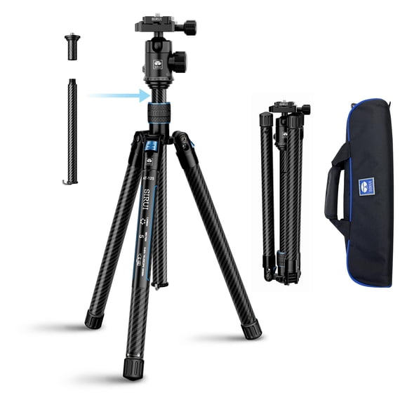 Trípode De Fibra De Carbono Traveler X ii At 125 Con Cabezal Esférico E 10