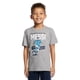thumbnail image 1 of Camiseta Para Niño Corte Slim Fit Manga Corta Gris Jaspeado, 1 of 4