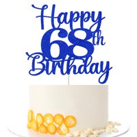 Decoración Para Tartas Kaoenla Happy 68Th Birthday Party, Decoración