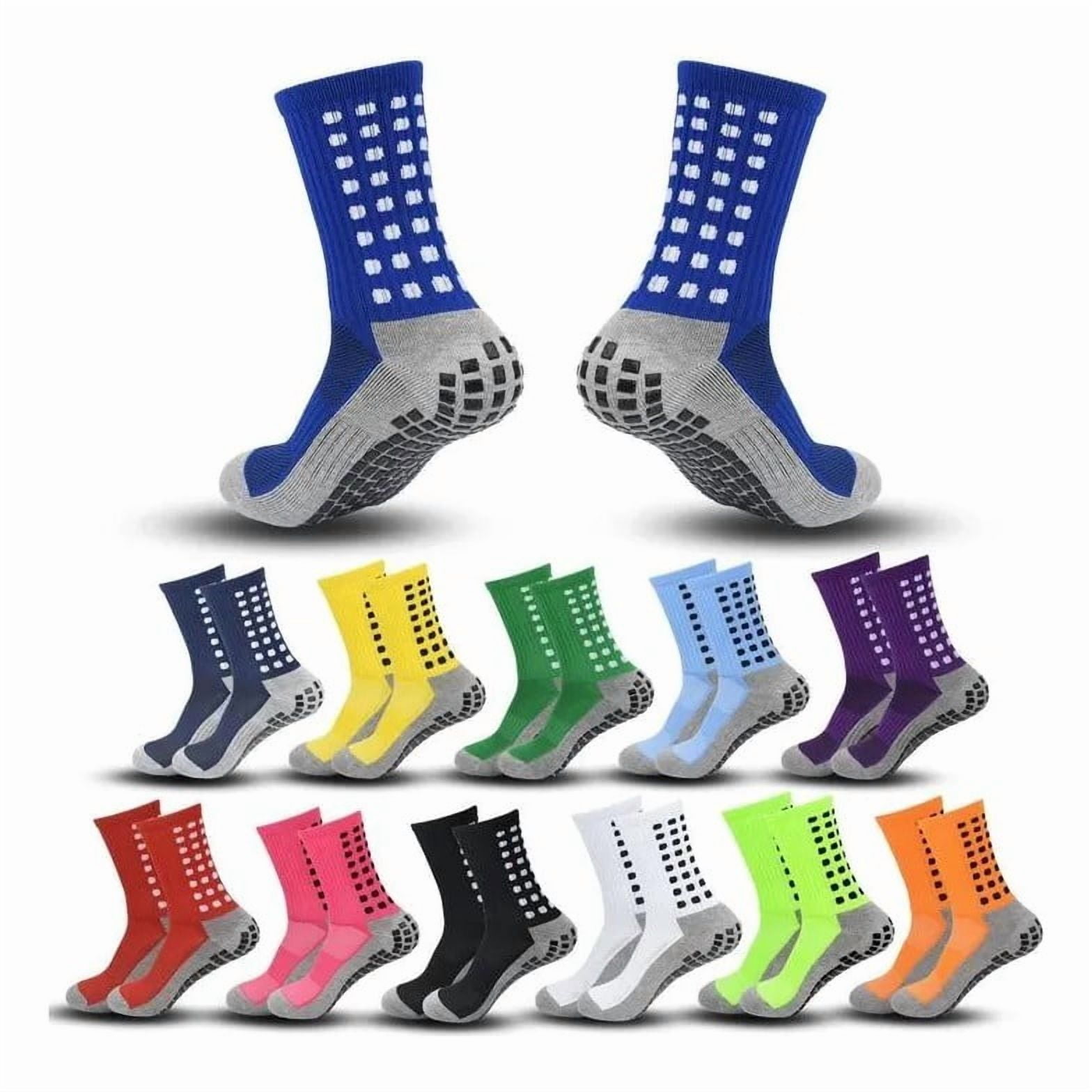 Genérica - 12 Calcetines Deportivos Media Antideslizantes Para Fútbol