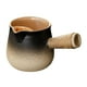 thumbnail image 1 of Tetera De Cerámica De 500 Ml, Tetera De Porcelana Duradera Para Agua Caliente Hirviendo Al Aire Libre, Color Negro, 1 of 3