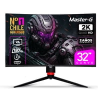 Master-G - Monitor Gamer 32"" Curvo Qhd 1440 Va 180Hz 1Ms Mgmg3240Cq