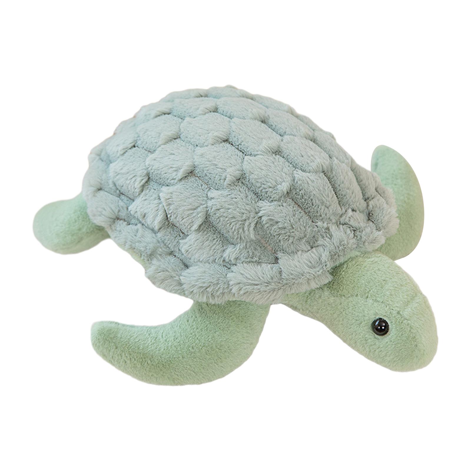 Magideal - Juguete De Peluche De Tortuga Marina, Sofá Suave, Decoración De Sofá, Adorables Animales Lindos, Regalos Del Día De San Valentín Para Él, Ella, Niños 38Cm Verde