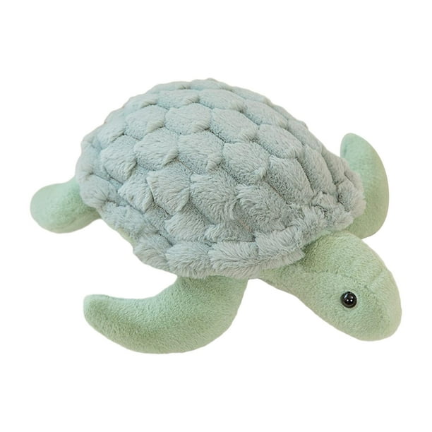 Juguete de peluche de tortuga marina, sofá suave, decoración de sofá, adorables animales lindos, regalos del Día de San Valentín para él, ella, niños 38cm Verde