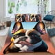thumbnail image 2 of Bulldog Francés Conjunto de sábanas temático, trío de piezas, cómodo y amigable con la piel, diseño único, regalo de decoración para el hogar para familiares, amigos y fans,173cm *218cm, 2 of 6