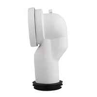 Magideal - Brida De Inodoro Con Tubo De Extensión, Brida De Inodoro Flexible Con Desplazamiento Para Sistemas De Drenaje De Desechos De Bañeras, Urinarios Y Baño 30Cm