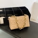 thumbnail image 4 of Bolso bandolera, bolso de hombro cuadrado con cadena y diseño de nicho, 4 of 5