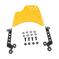 Magideal - La Reparación Del Parabrisas Del Parabrisas De La Motocicleta Reemplaza La Cubierta De Protección Del Ensamblaje De Repuesto Para Scrambler 400 800 Amarillo