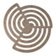 thumbnail image 2 of Regla Circular, Plantilla De Corte De Esquina De Cuero Redonda, Herramienta Artesanal De Cuero DIY, Estilo A, 2 of 5