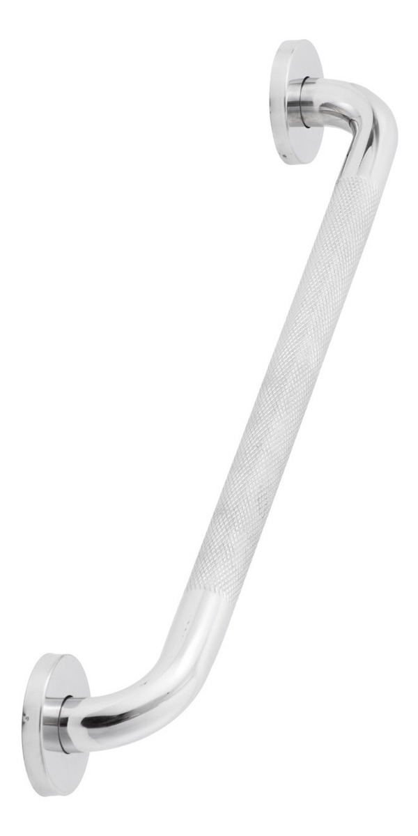 Metalhsa - Barra De Seguridad Inoxidable Con Tapa De 50 Cm