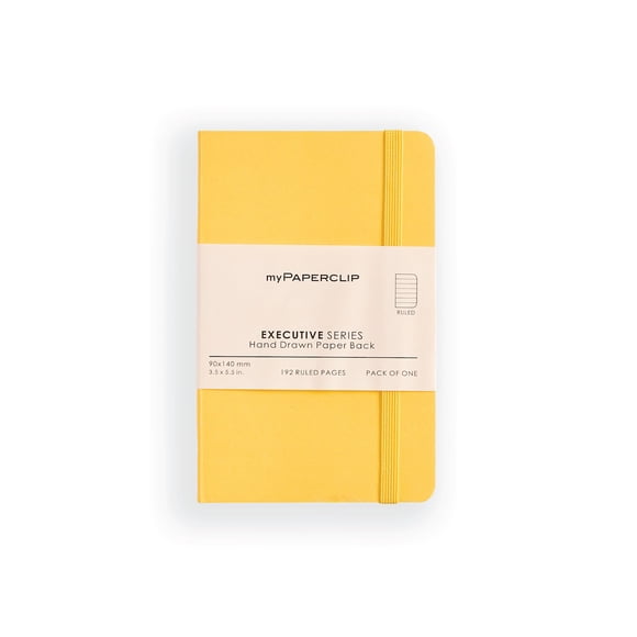 Libreta MyPaperclip Executive Series, tamaño pequeño, rayado, 192 páginas