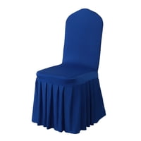 Crusec - Pack 4 Funda Plisada Sillas Eventos Hoteles Fiestas Bodas