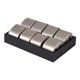 thumbnail image 1 of Organizador De Bandejas De Joyería Para Relojes Para Hombres, Para Encimera, Tienda, Dormitorio, Sala De Estar, Negro, 8 Almohadas, 1 of 5
