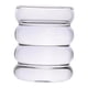 thumbnail image 3 of Vasos De Cóctel De Cristal Acanalados De Los Vidrios 350ml De La Leche De La Taza Para La Bebida Del Agua De La Leche, 3 of 5