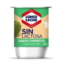 Yoghurt Batido Sin Lactosa Sabor Chirimoya Pote 140 G Loncoleche
