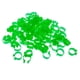 thumbnail image 3 of 100x Pollo Aves De Corral Anillos De Piernas Bandas Clip SIN Números Verde2.5cm Diámetro Interno., 3 of 5