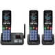 thumbnail image 1 of Teléfono inalámbrico AT&T BL108-3 con 3 auriculares y Bluetooth para llamadas, 1 of 9
