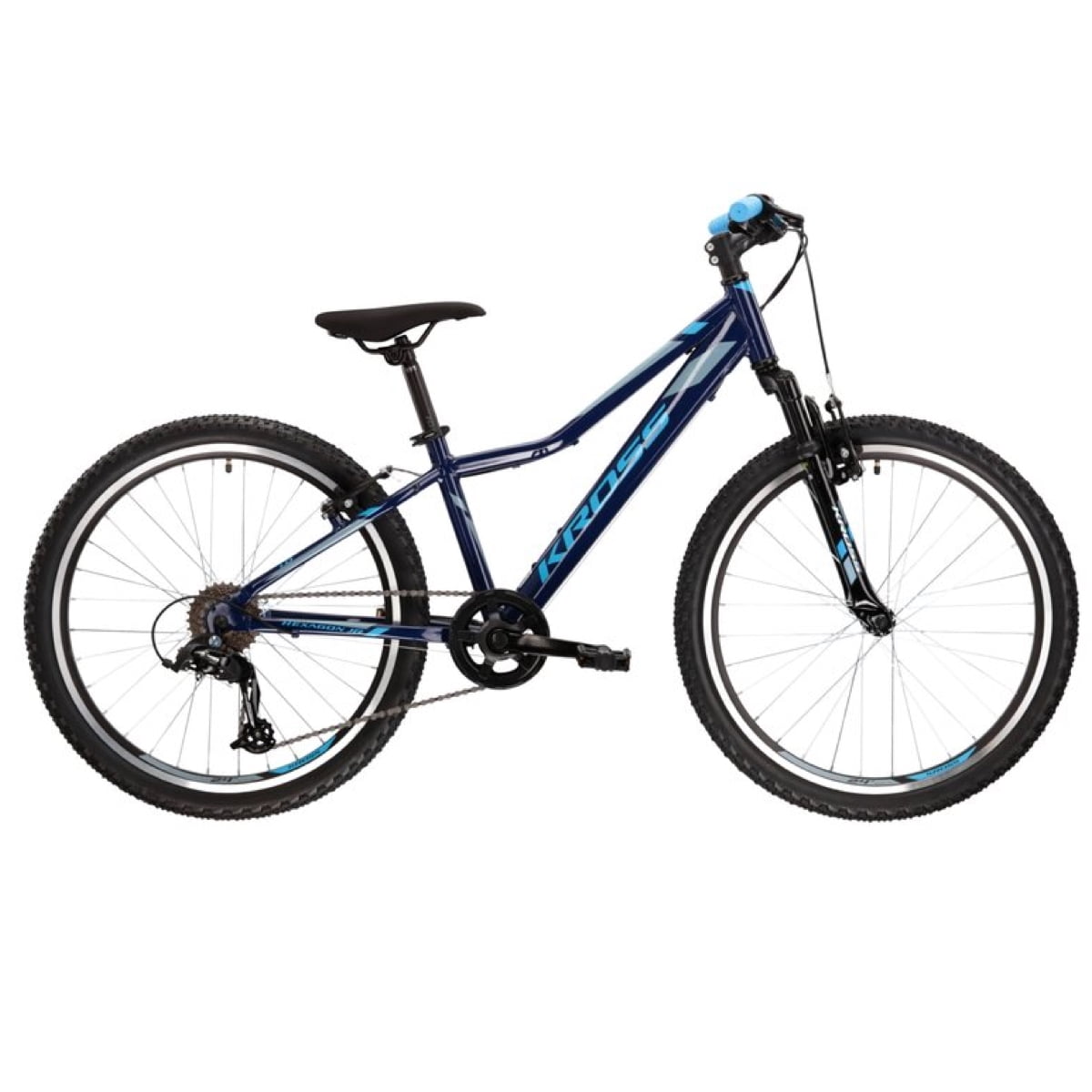 Bicicleta Mtb Infantil Kross Hexagon Jr 1.0 Sr Navy Blue Steel