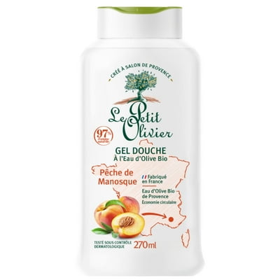 Gel De Ducha Al Agua De Oliva Durazno 270 Ml Le Petit Olivier