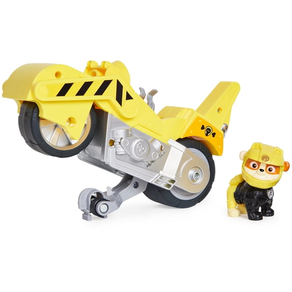Vehículo de juguete Paw Patrol Moto Pups Rubble Pull Back con figura