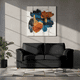 thumbnail image 1 of Sofa Ancona 3 C Pu Grano Negro, 1 of 6