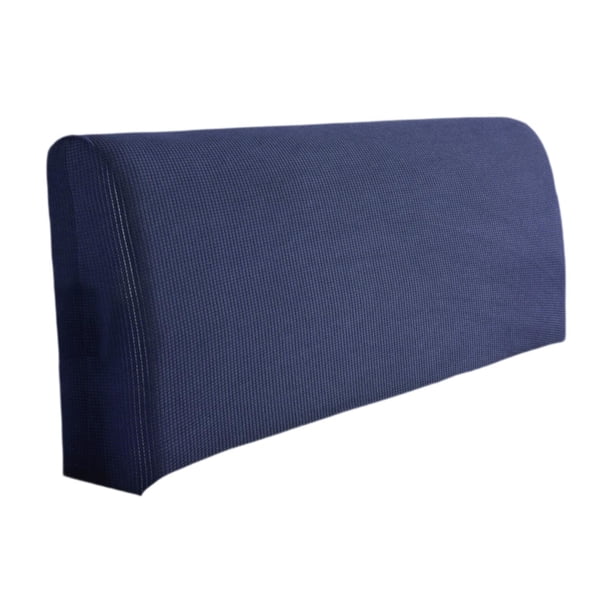 Funda De Cabecera De Cama Funda De Respaldo De Cama Extraíble Protector De Cabecera Elástico Azul