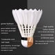 thumbnail image 4 of Juego de 12 volantes de plumas de pato/ganso/cabeza de espuma para bádminton con tubo de almacenamiento., 4 of 5
