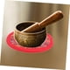 thumbnail image 4 of 2 cojines para cuencos de sonido de Buda con almohadilla de taza de seda con temática religiosa, manual de Nepal, 4 of 7