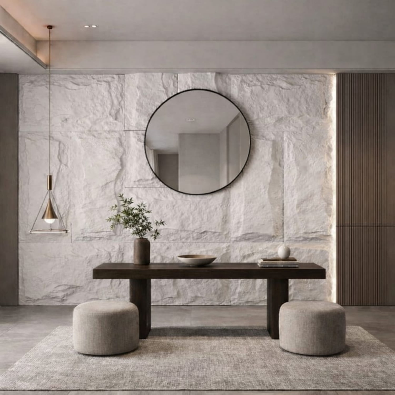 Byb Home - Panel Pu 120 X 60 Cm Alabaster Pu 01