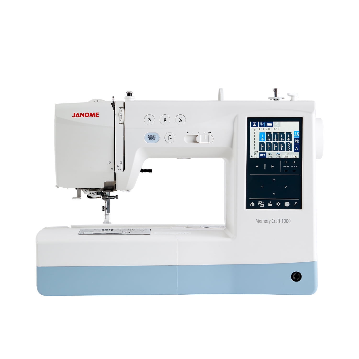 Janome - Máquina De Coser Y Bordadora Mc1000