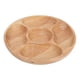 thumbnail image 1 of Tabla Picoteo Madera Redonda 5 Divisiones 25cm, 1 of 4