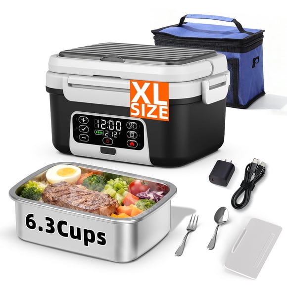 Fiambrera Eléctrica Con Calefacción Xl 1 5l 20000mah 100w