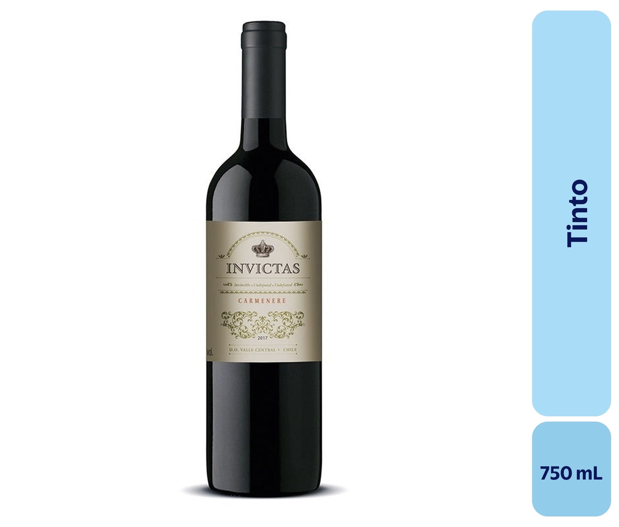 Vino Tinto Botella 750 mL Invictas