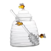Magideal - Tarro De Miel Para Miel, Utensilios De Cocina, Contenedor De Almacenamiento De Botellas Multifuncional Duradero Para Regalos De Cumpleaños, Oficina,