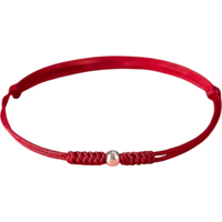 Genérico - Pulsera Plata 925 Con Dije Hilo Rojo Protección