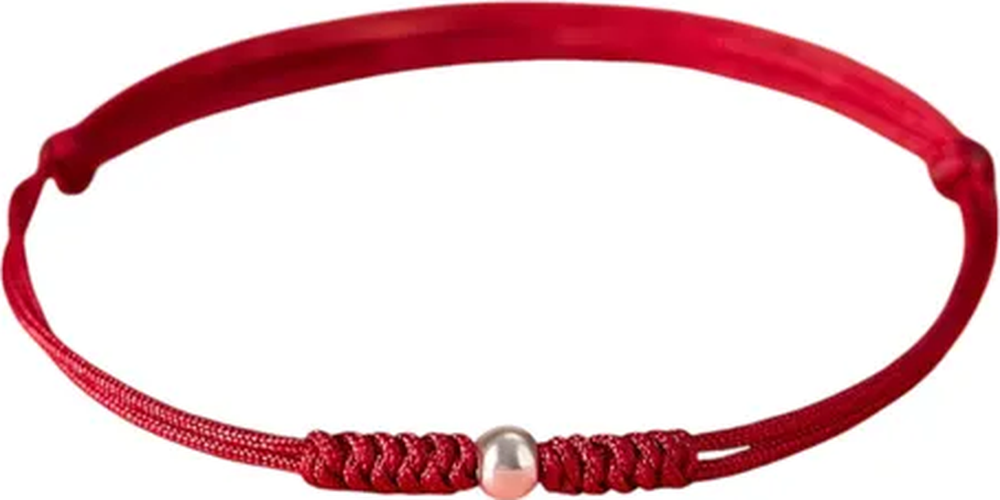 Genérico - Pulsera Plata 925 Con Dije Hilo Rojo Protección