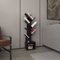 Tuhome - Librero 116,1X30,5X21 Cm Kingstree Wengue