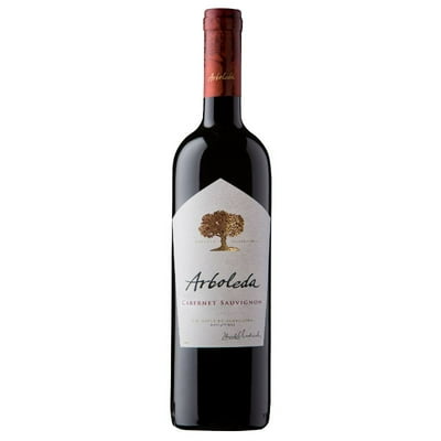 Vino Tinto Cabernet Sauvignon Arboleda Botella