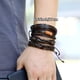 thumbnail image 2 of 10pcs/lots Vintage Mens Womens Genuine Leather Surfer Bracelet Cuff Wristband Fashion Jewelry Mens Best Gift Mixed Style Bracelet, 2 of 2