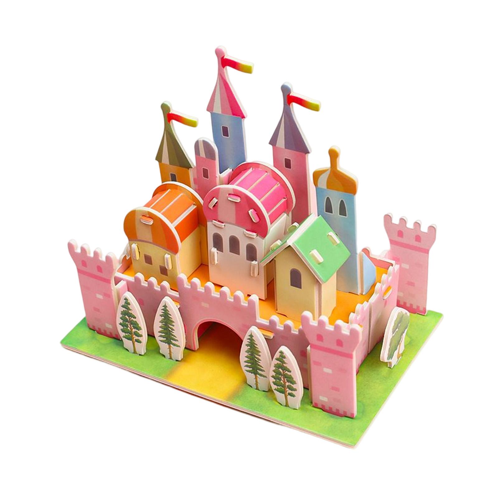 Magideal - Rompecabezas De Casa 3D Para Niñas, Niños De 6 A 12 Años, Artesanía De Rompecabezas De Mini Casa De Cartón De Papel, Regalo Creativo De Bricolaje Para , Estilo Un Estilo A