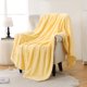 thumbnail image 1 of Bnuitland Light Yellow Flannel Throw Blanket 50 x 40 Inches, 1 of 3
