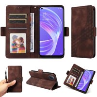 Carcasa Foxdock Oppo Reno 4Z 5G De Cuero Pu, Diseño Acolchado Clásico, Protección Contra Caídas Y Rayones