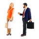 thumbnail image 4 of 1/64 Figuras De Compras Decoración De Escritorio De Personajes Para Tren Calle Ni?os Juguete Estilo 2 Azul, 4 of 5